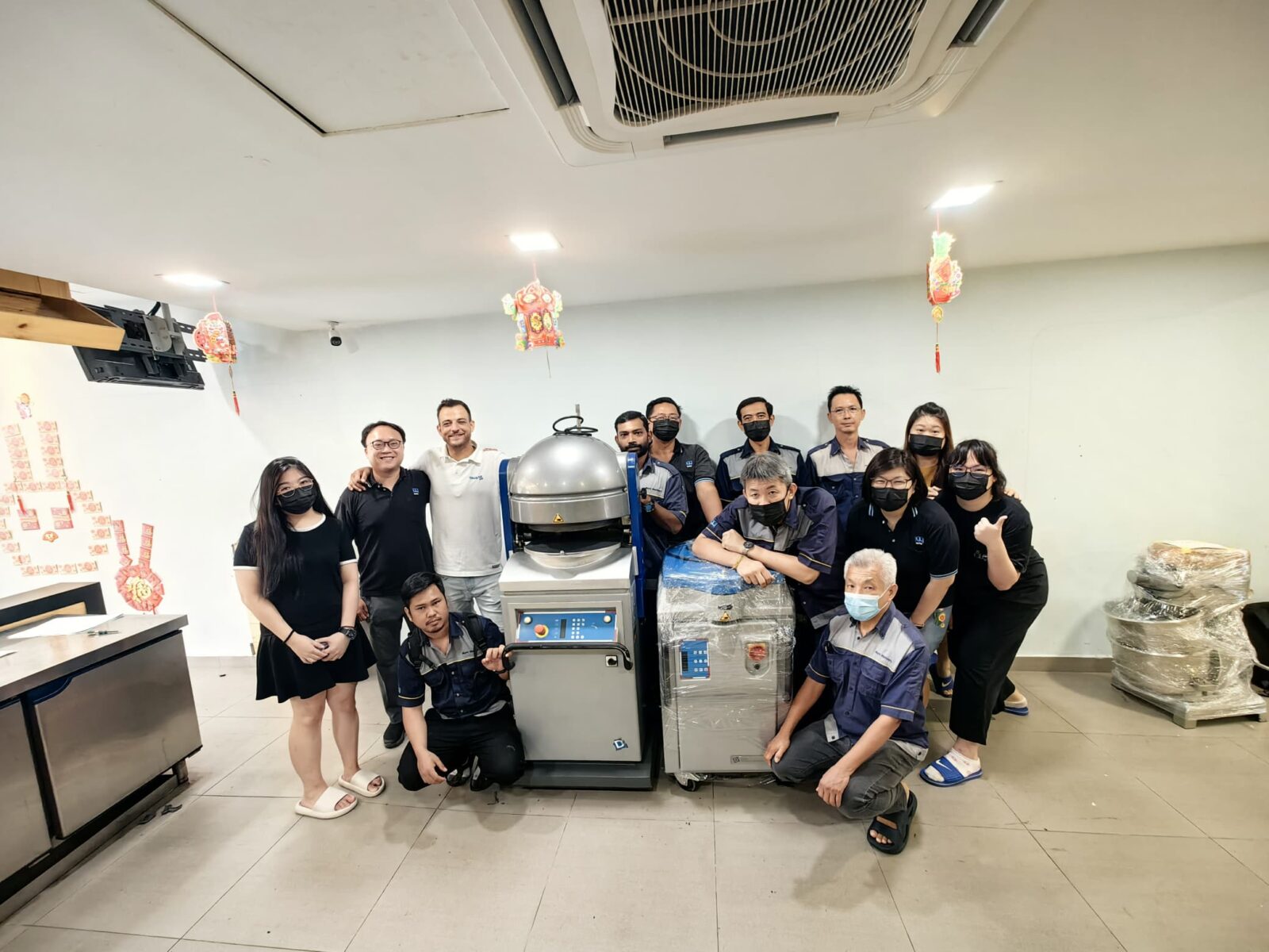 Murni Machinery and Daub Bakery Machinery team after training session